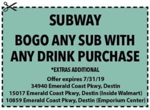 Subway July 2019