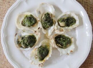 Baked Oysters Rockefeller