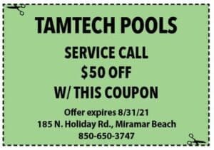 Sowal August 2021 Coupons Tamtech Pools