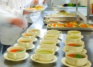 It’s Not Perfect Four,chefs,working,in,a,modern,kitchen,preparing,soups