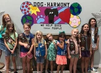 South Walton Girl Scouts Raise $500 for Dog Harmony Image0
