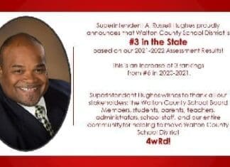 Walton County School District Increases Student Achievement Now Ranks 3rd in the State Data Ranking 2022 Supt Pic Jpeg W Board (1)