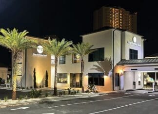 Investing in Relationships First National Bank stands in the heart of Miramar Beach